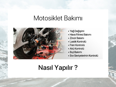 Motosiklet Bakımı Nasıl Yapılır?