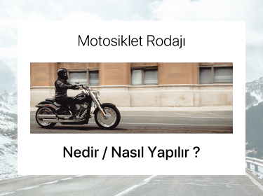 Motosiklet Rodajı Nedir? Rodaj Nasıl Yapılır?