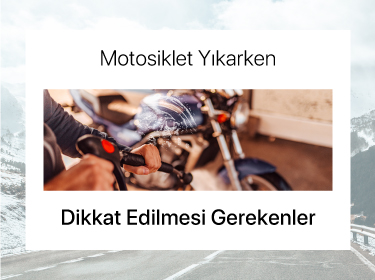 Motosiklet Yıkanırken Dikkat Edilmesi Gerekenler