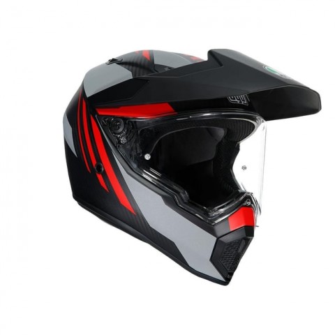 Agv Ax-9 Multı Kapalı Kask Karbon-kırmızı