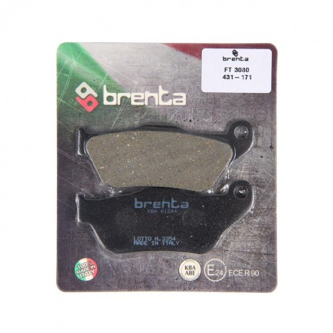 Brenta Organik Fren Balata Ft 3080 Ön Yamaha 250 R/v X-max 05 - 13 F Yp 250 R X-max 05 - 09 F 250 X-cıty 08 - F (262 - 430)