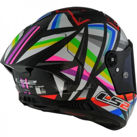 Ls2 Thunder Karbon Gp Aero Flash Kapalı Kask Siyah