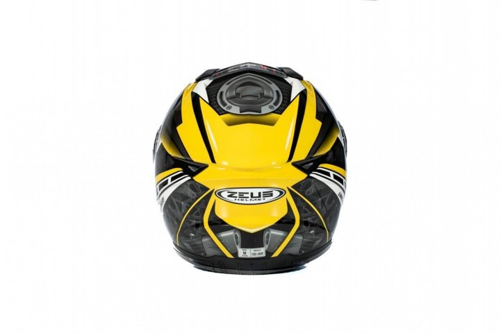 Zeus Zs-811a Al41 Kapalı Kask Sarı-beyaz